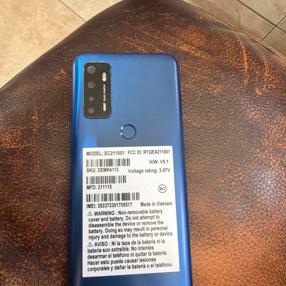 (B-STOCK) Cricket Dream 5G (EC211001) 64GB (Cricket Wireless) - Clean IMEI